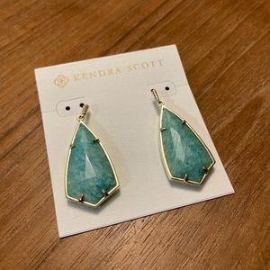 Kendra Scott Carla Blue and Silver Earrings